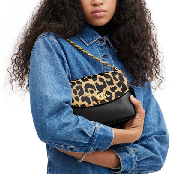 Coach Cassie Crossbody 19 With Leopard Print - Picture 9 of 15